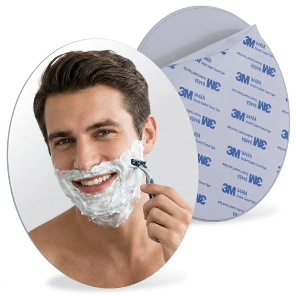 Espejo para Ducha MIRRORVANA 15 cm Antiempañante con Adhesivo