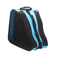 Magideal - Bolsa Para Patines En Línea, Bolsa Para Patines Portátil, Bolsa Para Patinaje Sobre Hielo, Funda De Transporte Para Patines De 3 Capas, Portador Para Azul
