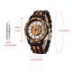 thumbnail image 5 of Reloj de Cuarzo Redondo Vintage de Madera de Cebra para Hombre - Reloj Único de Madera Natural, Movimiento Electrónico, Estilo Casual, Accesorio Perfecto para Ocasión Especial, 5 of 5