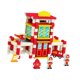 thumbnail image 2 of Casa De Madera Diy Juego De Bloques De Construcción Juguete De Aprendizaje De Ingeniería Estación De Bomberos, 2 of 5