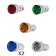 thumbnail image 4 of 6x Voltímetro AC 12-500V Medidor De Voltaje Monitor De Potencia Indicador Piloto LED, 4 of 4
