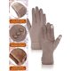 thumbnail image 4 of Guantes Patelai de invierno para enviar mensajes de texto con pantalla táctil para mujer, 3 pares, 4 of 7