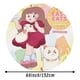 thumbnail image 5 of Bee and PuppyCat Mantel Redondo con Estampado Icónico de Temática, Se Adapta a la Mayoría de Mesas, Fácil de Cuidar, Regalo Perfecto para Aficionados, Amigos y Familia.152cm, 5 of 5