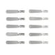 thumbnail image 1 of 10x Hebilla De Posicionamiento De Varilla De Tracción Resistente Con Pinza De Metal Para Avión De Control Remoto M2, 1 of 5