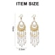 thumbnail image 2 of Pendientes largos de estilo bohemio con borlas vintage y cuentas, 2 of 5
