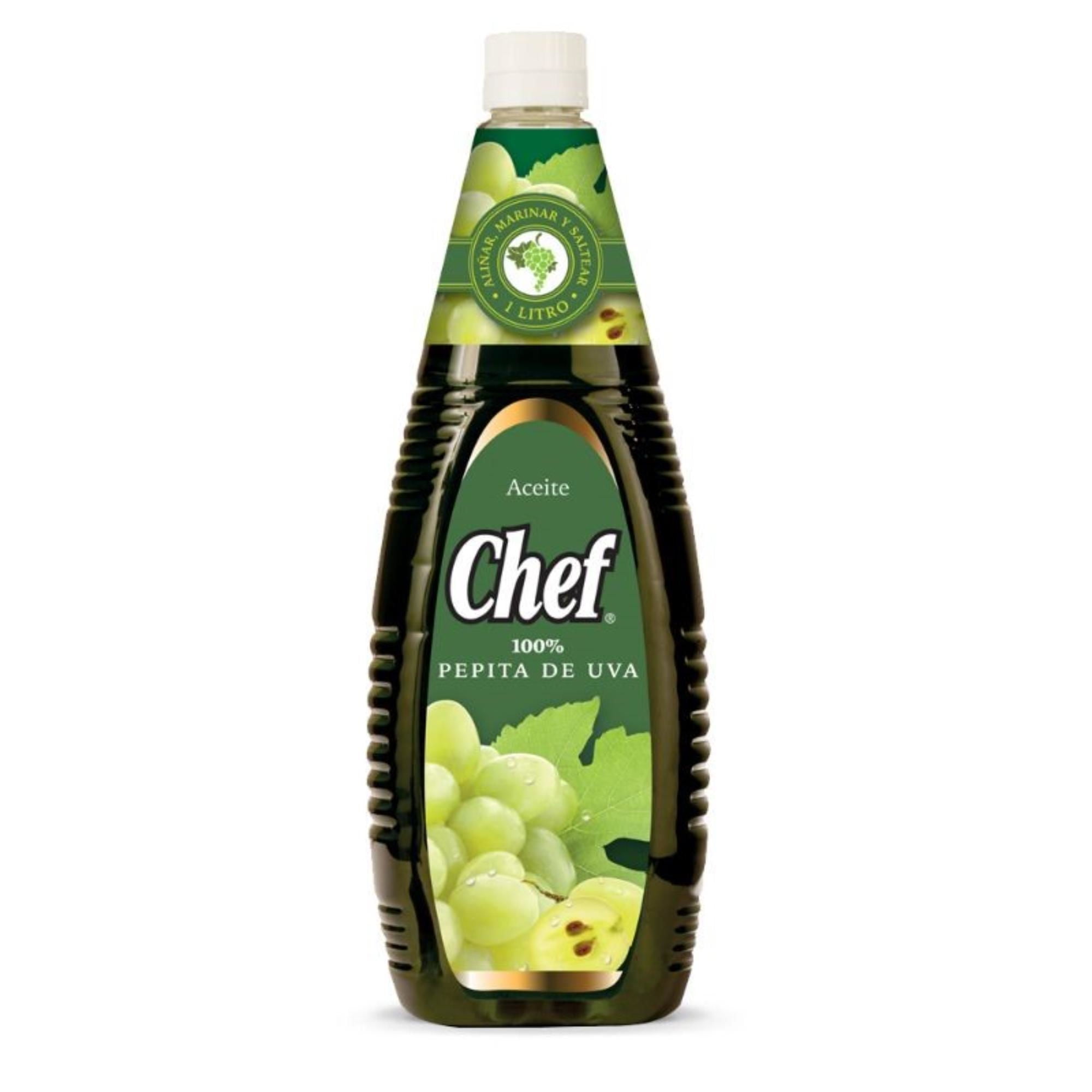 Aceite Pepa De Uva Botella 1 L Chef