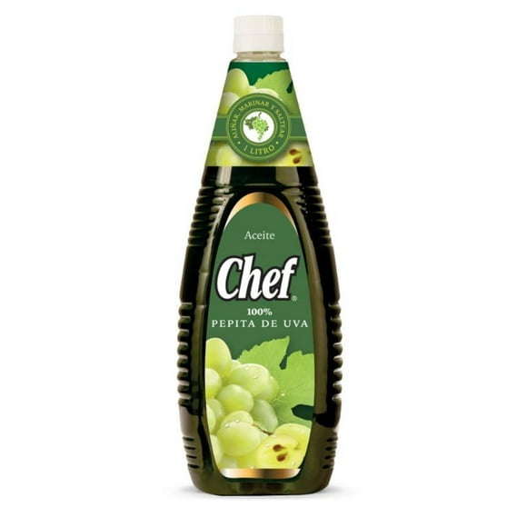 Aceite Pepa de Uva Botella, 1 L