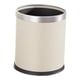 thumbnail image 1 of Bote De Basura Con Tapa Abierta Bote De Basura Simple Para Sala De Estar Casa Granja Mantequilla Blanca, 1 of 5