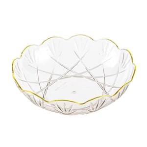 Magideal - Frutero Bandeja De Almacenamiento De Alimentos Bandeja Para Servir Decorativa Multifuncional Para Fiestas Picnic Bandeja De Encimera De 10X3 Pulgadas Transparente