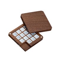 Bothyi - Paleta De Acuarela Portátil, Estuche De Pintura De Viaje De Madera, Mini Caja De Bandeja De Pintura