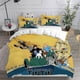 thumbnail image 1 of v2782 Bed Sheets Cartoon print duvet cover with pillowcase, Teadvantures Bentinting bedding set, boys and girls home room bedroom full size 3-Piece Bedding Set (1 Duvet Cover + 2 Pillow Shams) Bed She, 1 of 5