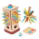 thumbnail image 3 of Juego De Dados De Palos De Colores, Juego De Viaje, Tablero De Madera, Suministros Para Fiestas, Regalo, 3 of 5