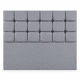 thumbnail image 2 of Base de cama tapizada Mueblart Cuadros Super King Ecocuero Gris con respaldo y piecero, 2 of 2