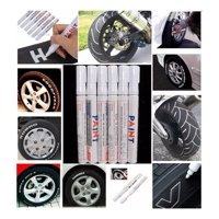 Genrico - Plumón Lápiz Marcador Blanco Para Pintar Llantas Blanco