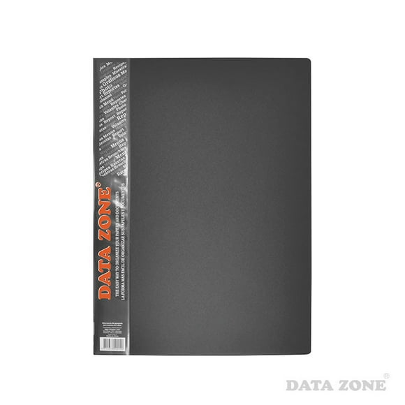 CARPETA A4 40 FUNDAS NEGRO | Negro