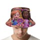 thumbnail image 4 of Poder de Princesa Sombrero bucket para adultos, gorra de protección solar, sombrero de pescador plegable para viajes al aire libre, pesca y actividades de verano, 4 of 6