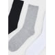 thumbnail image 4 of Calcetines Hombre Tripack Largo Liso Blanco/Negro/Gris Corona, 4 of 4