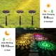 thumbnail image 3 of Luces solares Nupostai Bright para caminos, paquete de 8, que cambian de color, 3 of 6