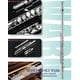 thumbnail image 5 of Flauta Flute AKLOT Concert C con orificio cerrado, 16 teclas y funda, 5 of 9