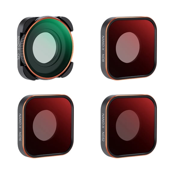 Kit de filtros de lentes K&F Concept ND8 ND16 ND32 CPL para GoPro Hero