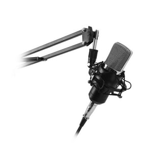 Philco - Kit Estudio Studio Microfono Usb Antipop Soporte Atril