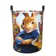 thumbnail image 1 of Peter Rabbit Cesta de lavandería de gran capacidad redonda con asa, bolsa para ropa sucia plegable, almacenamiento para dormitorio, baño y lavadero 44x35 cm, 1 of 6