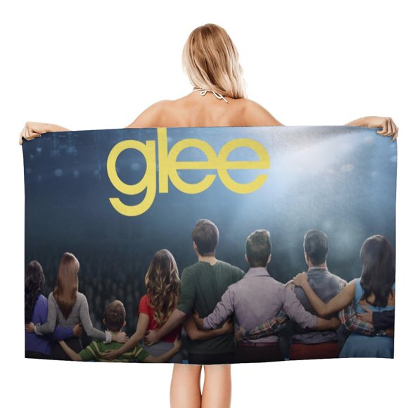 Glee Toalla de playa de secado rápido con diseño temático, regalo para mujeres y niñas, ideal para cumpleaños, fans, amantes de la música, uso en la playa o al aire libre, 78 × 150 cm