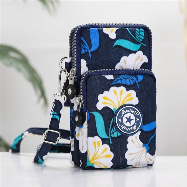 Sports Armband Phone Bag, Outdoor Travel Crossbody Bag, Women's Mini Multi Pocket Purse (6.69*3.54*2.36) Inch