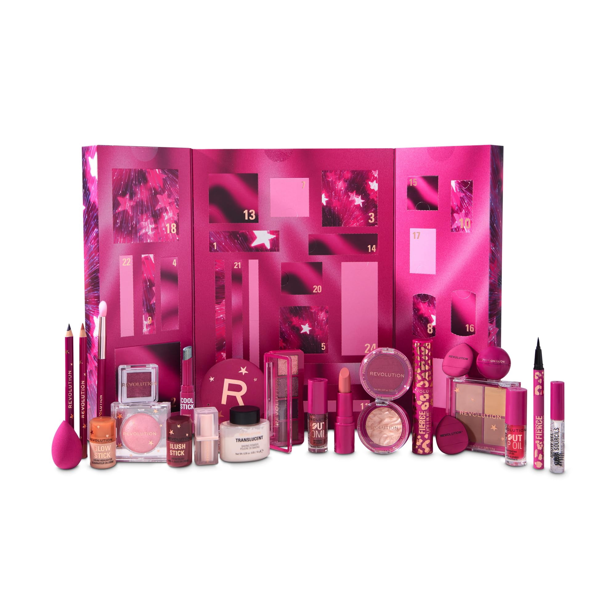 Revolution Beauty London - Set Vegano De 24 Piezas Para Maquillar El Calendario De Adviento Revolution Beauty