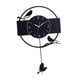 thumbnail image 1 of Reloj De Pared Con Diseño De Pájaro, Silencioso, Negro, Moderno, De 12 Pulgadas, Para Entrada De Estudio En Casa, 1 of 3
