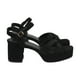 thumbnail image 3 of Sandalia Mujer Negro/Strass Noa Police, 3 of 6