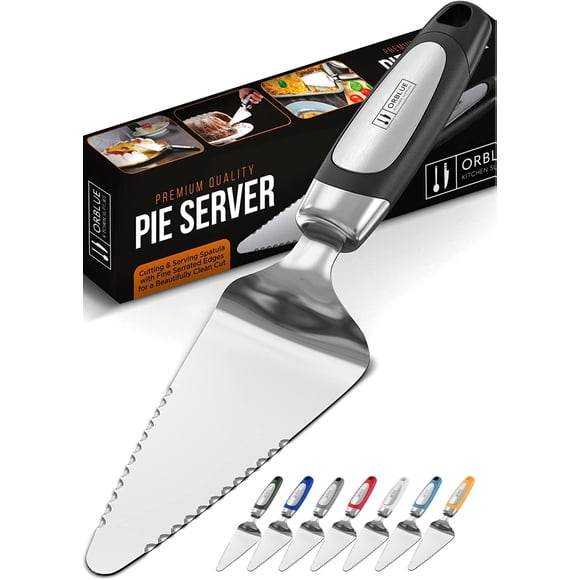 Pie Server Orblue Essential - Utensilios de cocina (acero inoxidable)