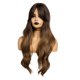 thumbnail image 1 of 26 "pelucas Sintéticas Ombre Larga Ondulada Peluca De Cabello Natural Para Mujeres Peinados 4, 1 of 5