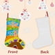 thumbnail image 3 of Hey Duggee Tema: Calcetines de Navidad, fino lino blanco para colgar en escaleras y chimenea, decoración navideña para el hogar, regalo de Navidad.54cm×38cm, 3 of 5