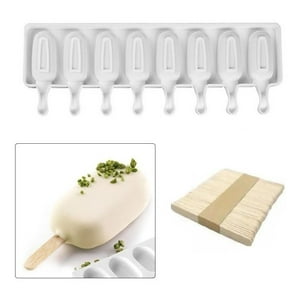 Genérico - Moldes De Silicona Para Helados Molde Paletas Helado 8 Palet
