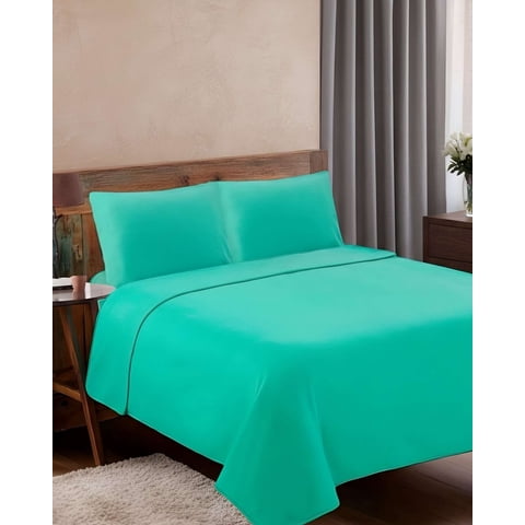 Mylhogar - Sábana De Polar Ultra Suave Máxima Calidez Y Confort Verde Claro King