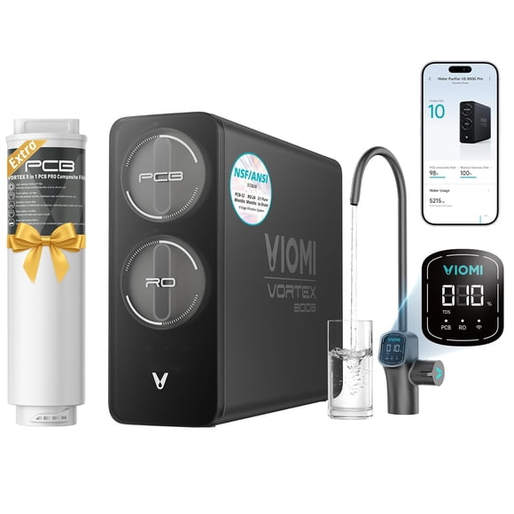 Sistema de ósmosis inversa VIOMI V8 Pro 800 GPD de 9 etapas