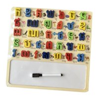 Bothyi - Tablero De Rompecabezas De Madera, Tablero De Ejercicios Escrito A Mano Para Preescolar, Aprendizaje Camboyano