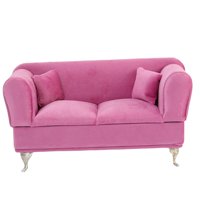 Magideal - Organizador De Caja De Joyería, Soporte De Exhibición De Joyería En Miniatura Hecho A Mano Para Anillos De Colgante , Sofá Doble