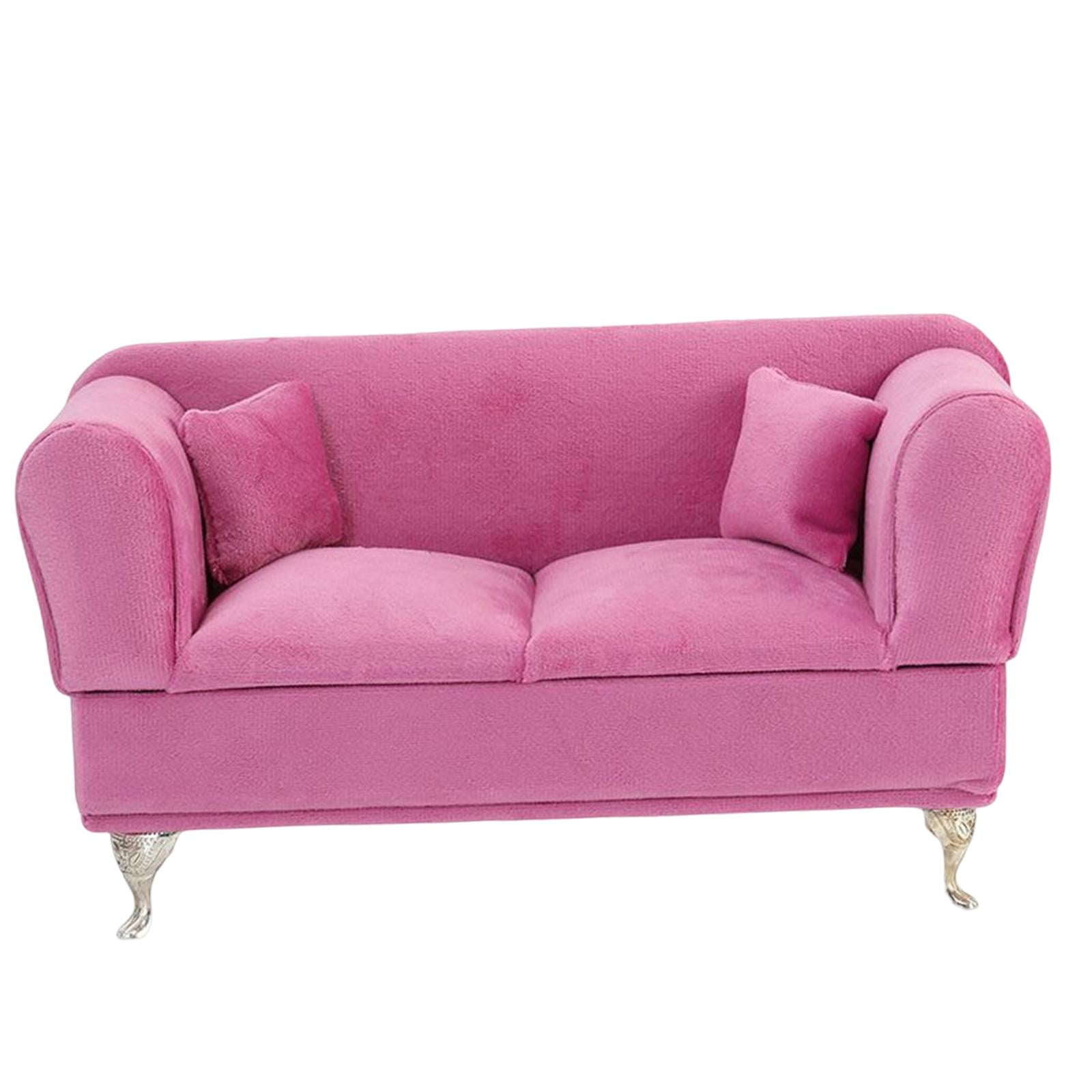 Magideal - Organizador De Caja De Joyería, Soporte De Exhibición De Joyería En Miniatura Hecho A Mano Para Anillos De Colgante , Sofá Doble