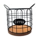 thumbnail image 3 of Soporte Moderno para Cápsulas de Café, Decoración de Cesta para Cápsulas de Café, Accesorios para Cafetería, Almacenamiento de Cápsulas de Café de Met negro, 3 of 5