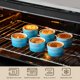 thumbnail image 4 of Ramekins MALACASA 170 ml Juego de 6 Azul Apto para Horno, 4 of 9