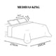 thumbnail image 4 of Cubrecama Sherpa King - Gris Matiz M954, 4 of 4