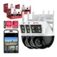 thumbnail image 1 of Camara De Seguridad Domo Duo Zeker 4mp 2.4ghz Wifi Impermeable Ip66 Exterior X3 App Zeker Blanco, 1 of 3