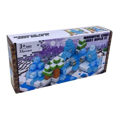 Total E-Commerce - Juguete Bloques Magneticos 32 Piezas Escena De Hielo