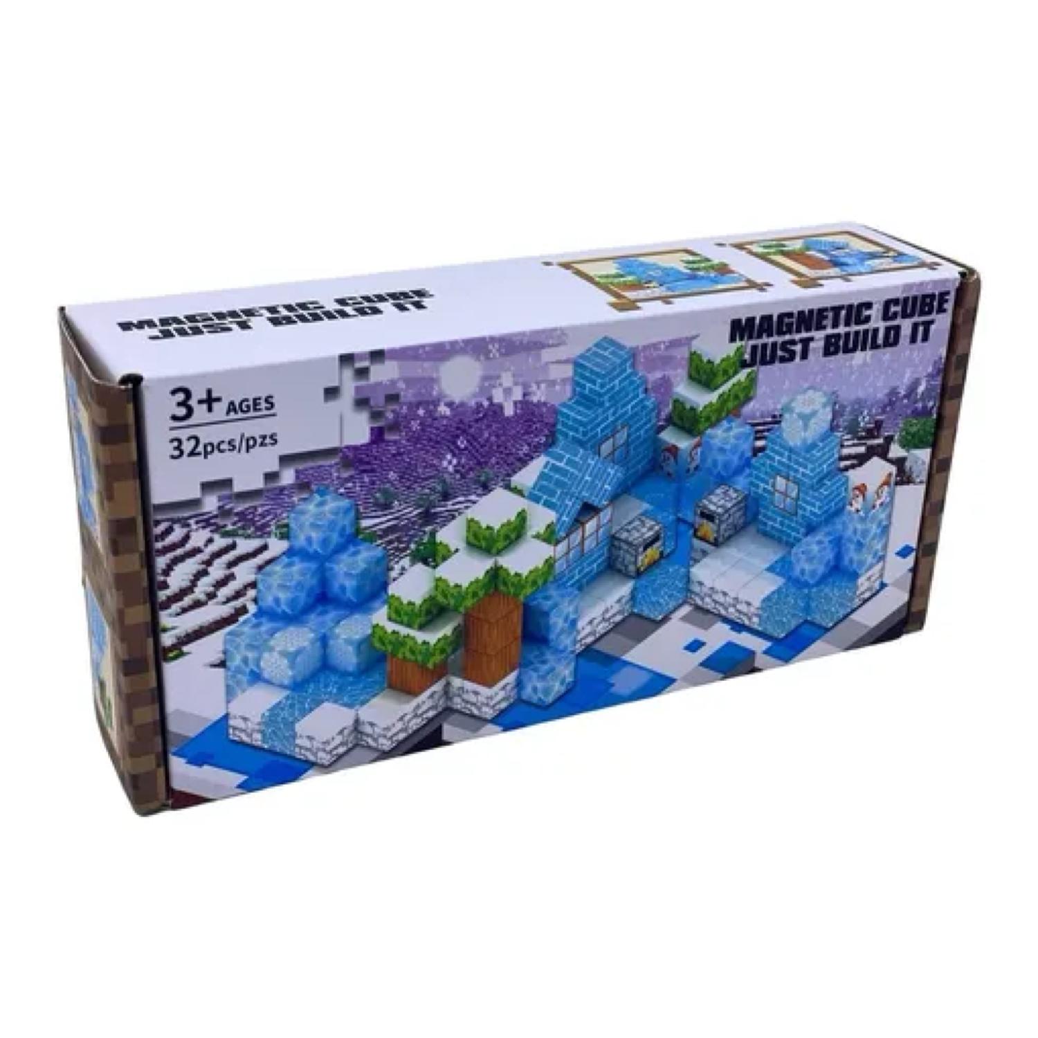 Total E-Commerce - Juguete Bloques Magneticos 32 Piezas Escena De Hielo