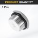 thumbnail image 3 of Uxcell 304 Tapón de Tubo de Acero Inoxidable Conector 1/2" NPT Rosca Macho Cabeza Hexagonal Exterior Tapones de Cabeza Hexagonal con Anillo de Goma de Sellado para Tubo de Aire Agua Aceite Gas, 3 of 6