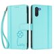 thumbnail image 3 of Funda Cartera Trébol para Samsung Galaxy Note 10 con Ranuras Tarjetas y Carga Inalámbrica Verde menta, 3 of 6