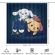 thumbnail image 2 of Badtz Maru-theme 4-Piece Shower Curtain Set with Rugs, Waterproof Bathroom Decor Set Includes Bath Mat, U-Shaped Rug, Toilet Lid Cover and Curtain with Hooks, 2 of 6