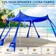 thumbnail image 3 of Carpa de playa COZEER 3x3 m UPF 50+ impermeable, refugio para el sol, 3 of 7